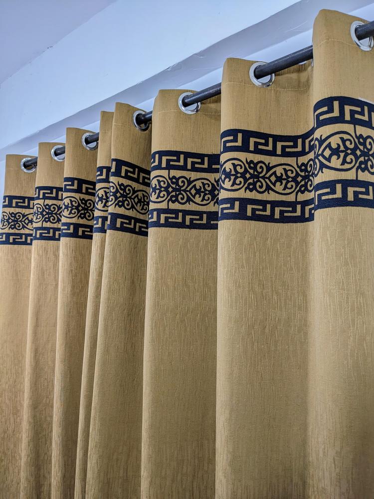 Jacquard Self Motif Curtain Style 3