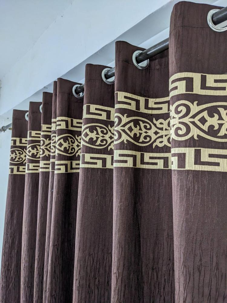 Jacquard Self Motif Curtain Style 4