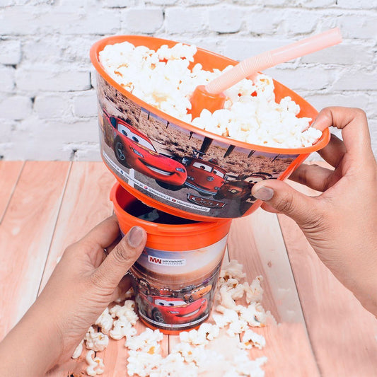 Snacks Tub with Straw Cup