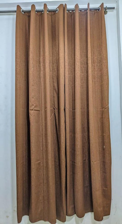 Plain Jumbo Self Shaded Curtains Style 2