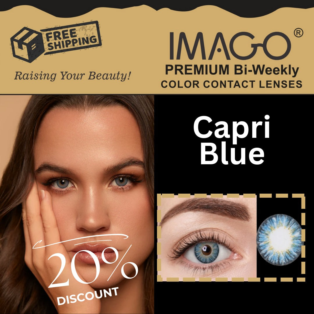 Imago Capri Blue Contact Lenses - ORIGINAL COLLECTION