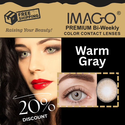 Imago Warm Gray Contact Lenses - ORIGINAL COLLECTION