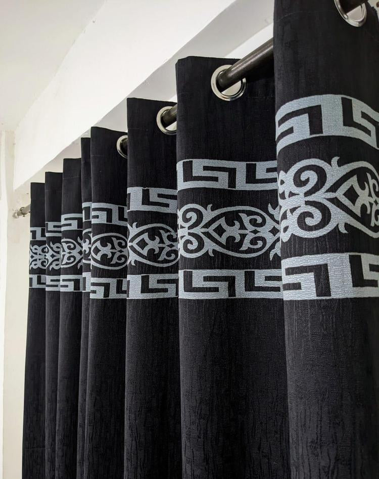 Jacquard Self Motif Curtain Style 1
