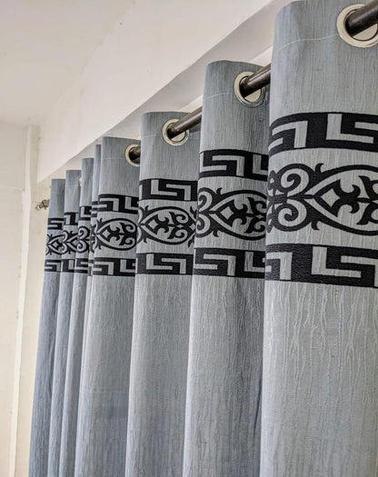 Jacquard Self Motif Curtain Style 6