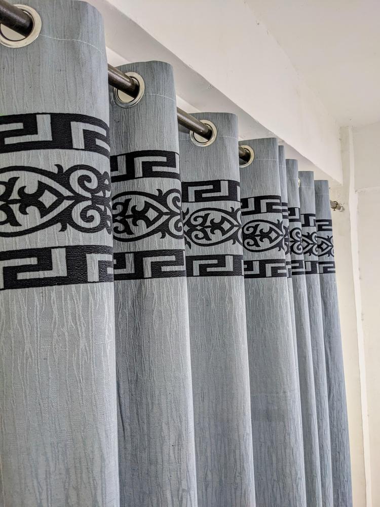 Jacquard Self Motif Curtain Style 6