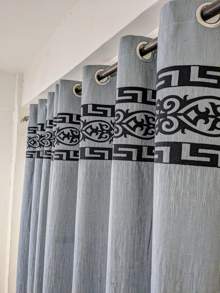 Jacquard Self Motif Curtain Style 6