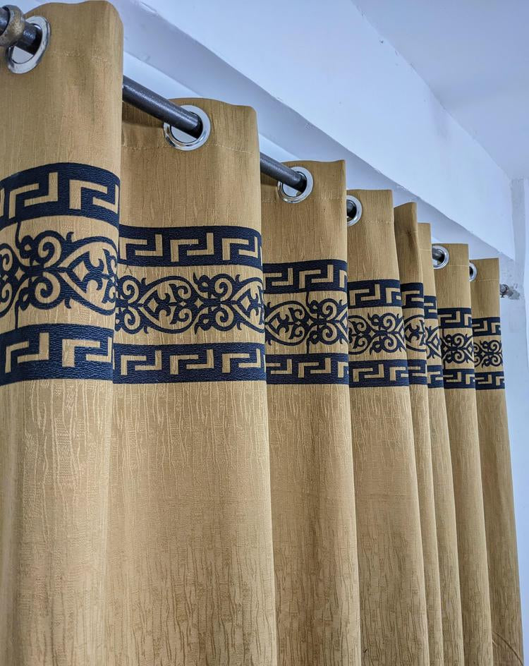 Jacquard Self Motif Curtain Style 3