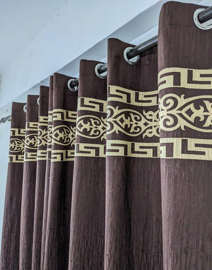 Jacquard Self Motif Curtain Style 4