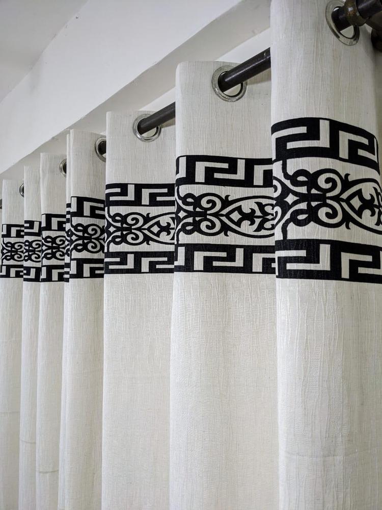 Jacquard Self Motif Curtain Style 2