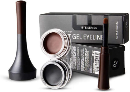 Crazy Girl Gel eyeliner 2 in 1, Black + Coffee Color