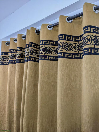 Jacquard Self Motif Curtain Style 3