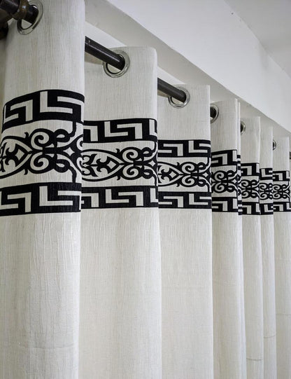 Jacquard Self Motif Curtain Style 2