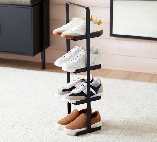 High Quality Metallic 4 layers Shoe Stand Rack