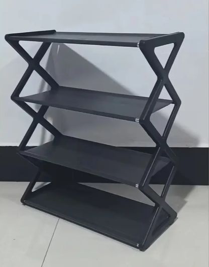 Shoe Rack - X-shaped - 4 Tier, Shoes Organizer