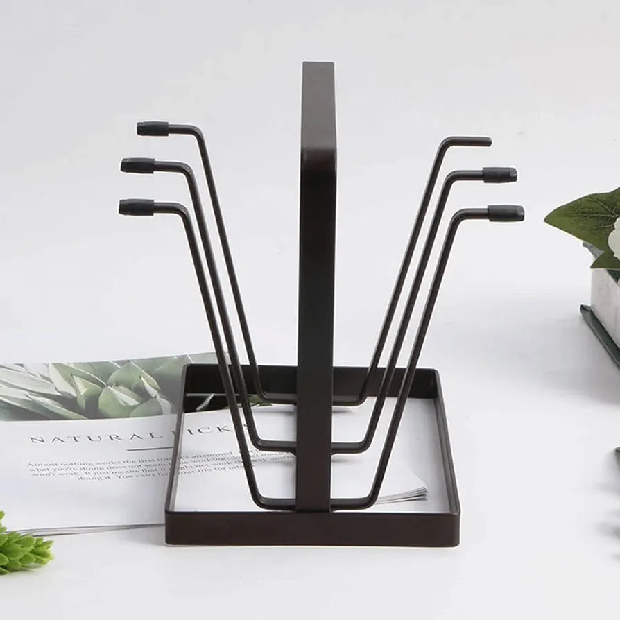Iron Kitchen Glass and Mug Holder Stand