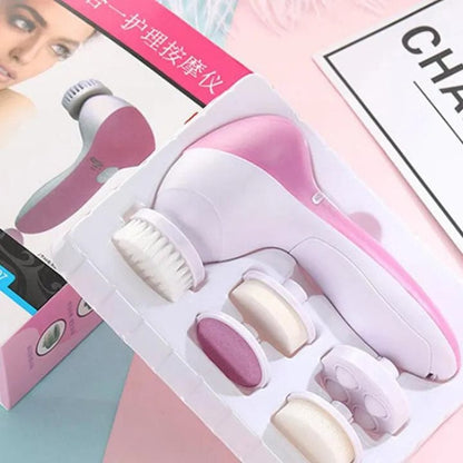 5 in 1 Facial Electric Cleanser and Massager - Best Quality Beauty Care Exfoliating and Massaging, Beauty Tool Device