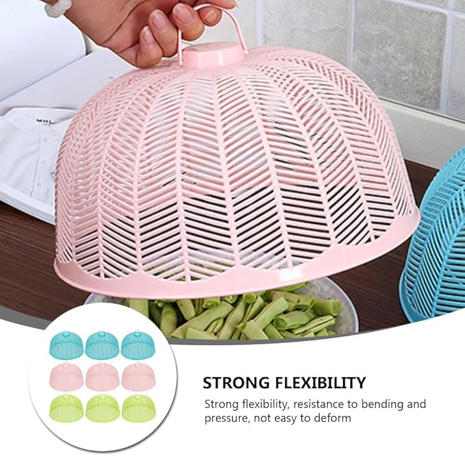 Food Plastic Cover-Umbrella Shape (Pack of 3)