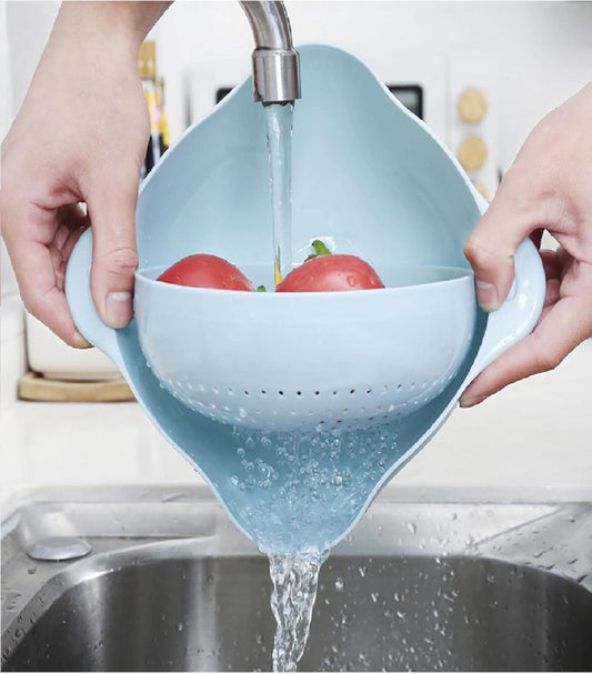 2IN1 BOWL WITH BASKET/2-in-1 Colander and Bowl Set
