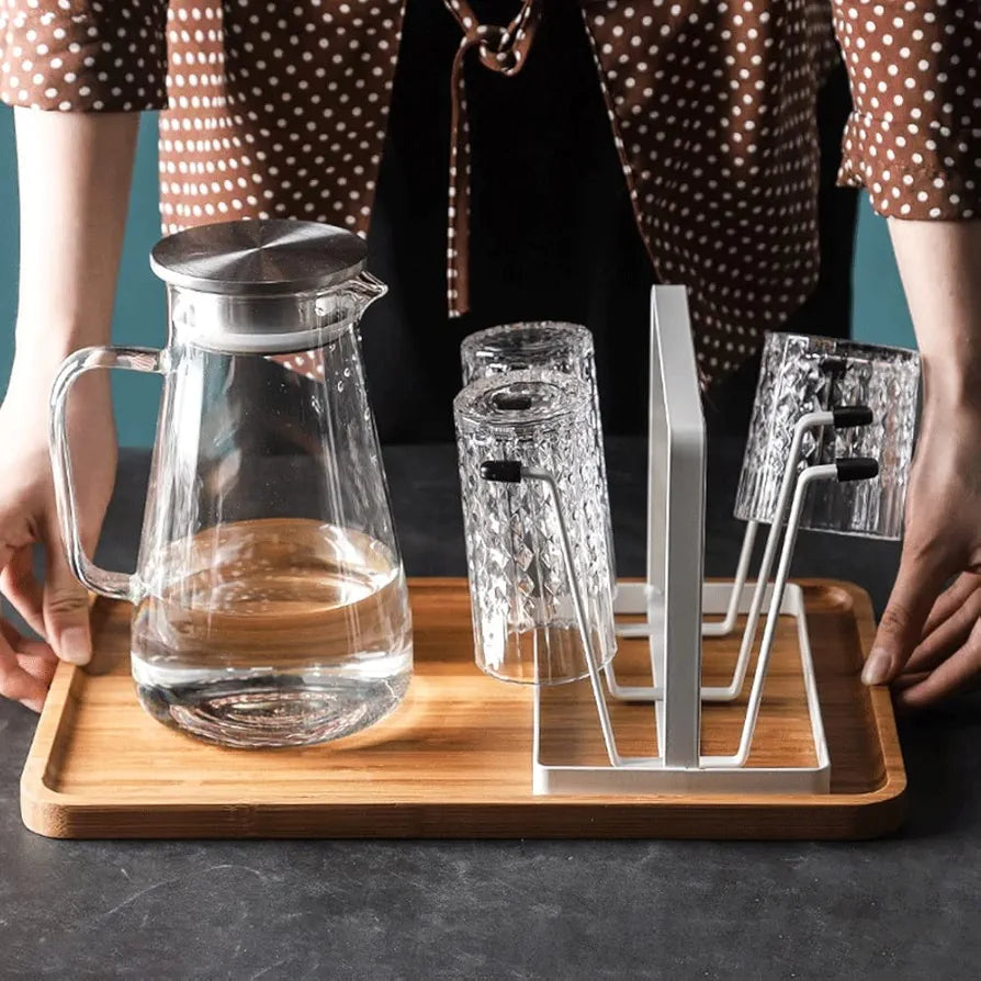Iron Kitchen Glass and Mug Holder Stand