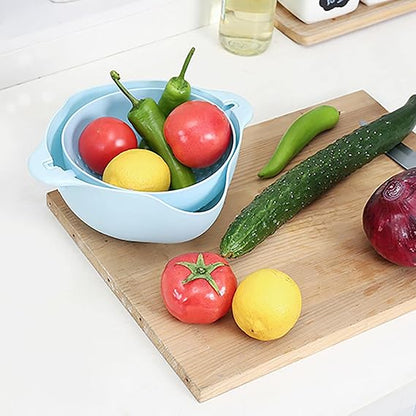 2IN1 BOWL WITH BASKET/2-in-1 Colander and Bowl Set