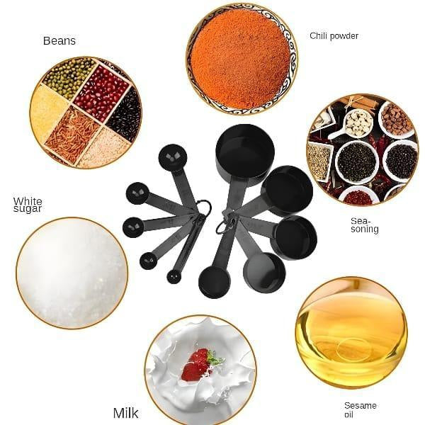 10 Pcs Measuring Cups & Spoon Set
