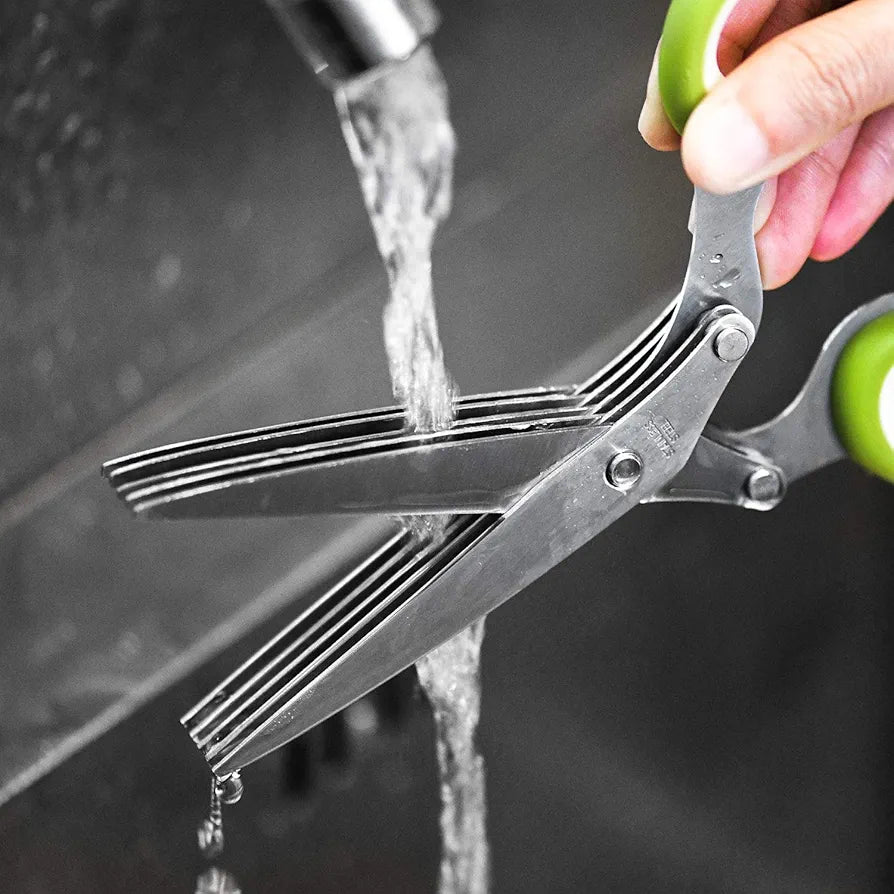 Multifunctional Stainless Steel 5-Layer Kitchen Scissor