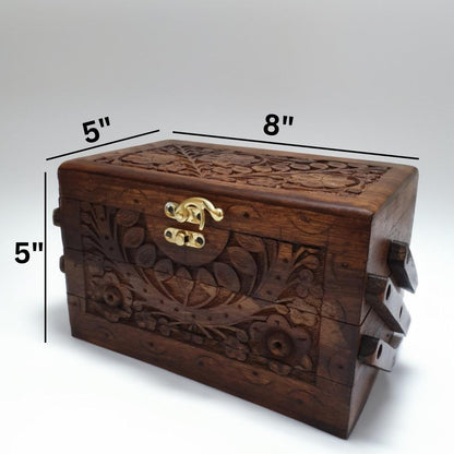 Beautiful Carved Jewelry Box
