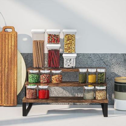 Elegant Kitchen Wooden Rack -  Spice Organizer