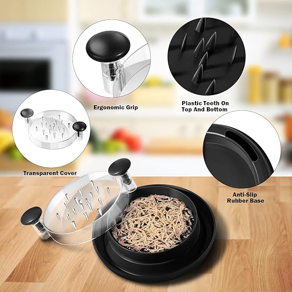 Manual Chicken Shredder Tool – Effortless Meat Shredding for Faster Meal Preparation