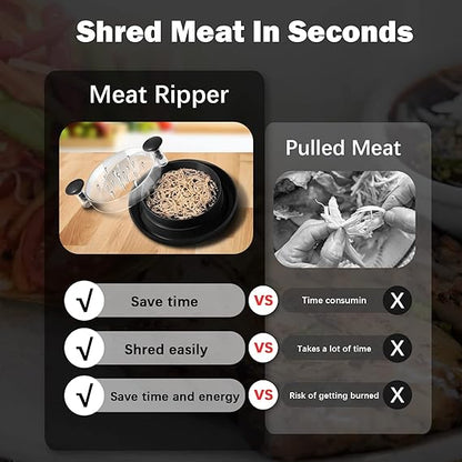 Manual Chicken Shredder Tool – Effortless Meat Shredding for Faster Meal Preparation