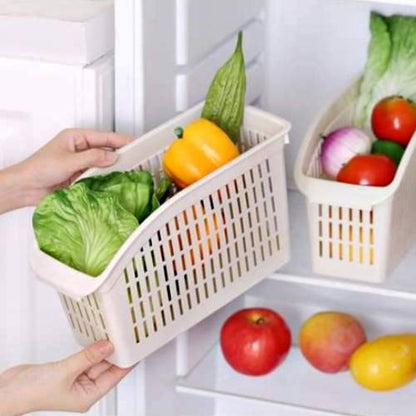 Plastic Fridge Storage Organizer Basket – Pack of 3- Keep Your Fridge Organized This Ramzan!