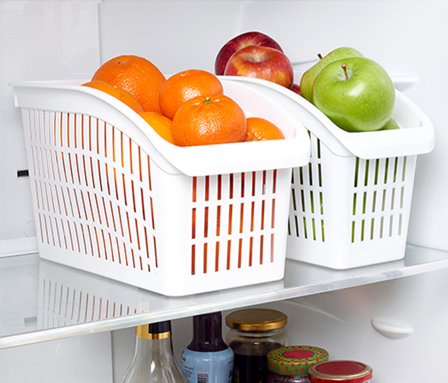 Plastic Fridge Storage Organizer Basket – Pack of 3- Keep Your Fridge Organized This Ramzan!