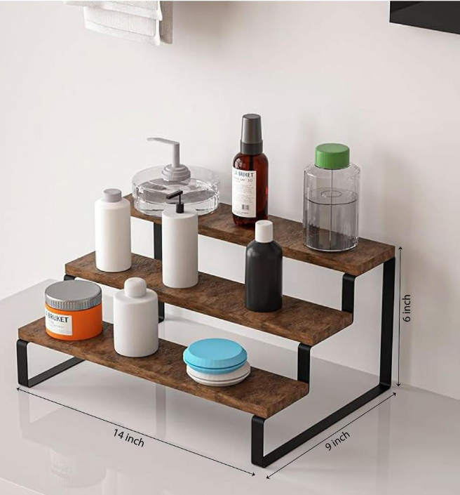 Elegant Kitchen Wooden Rack -  Spice Organizer