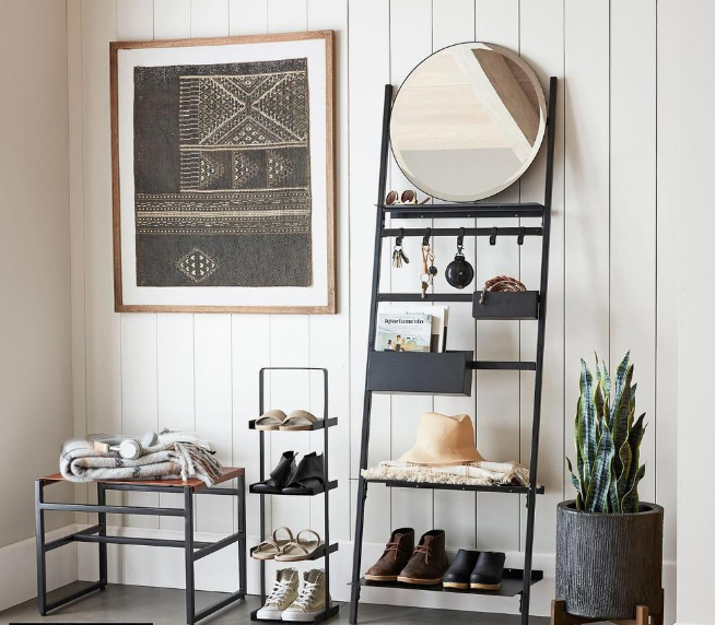 High Quality Metallic 4 layers Shoe Stand Rack
