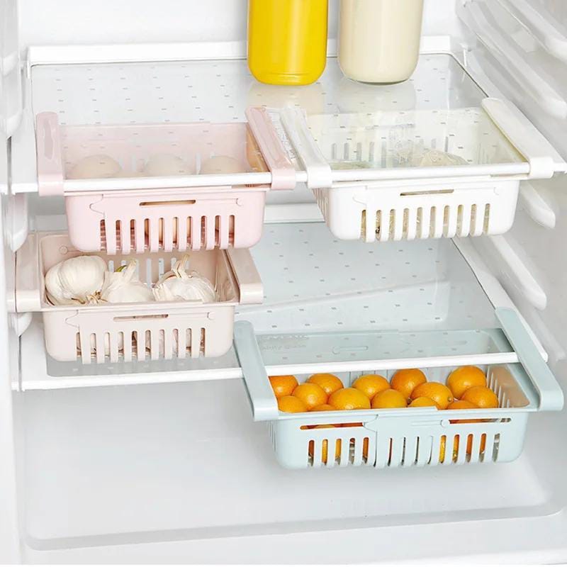 Adjustable Fridge Storage Basket (Pack of 2)