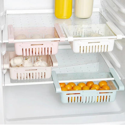 Adjustable Fridge Storage Basket (Pack of 2)