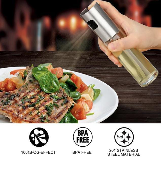 Glass oil spray bottle pump