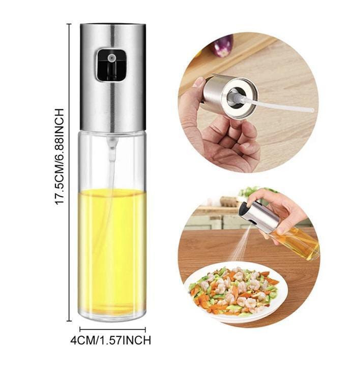 Glass oil spray bottle pump