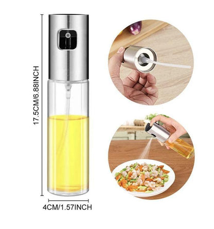 Glass oil spray bottle pump