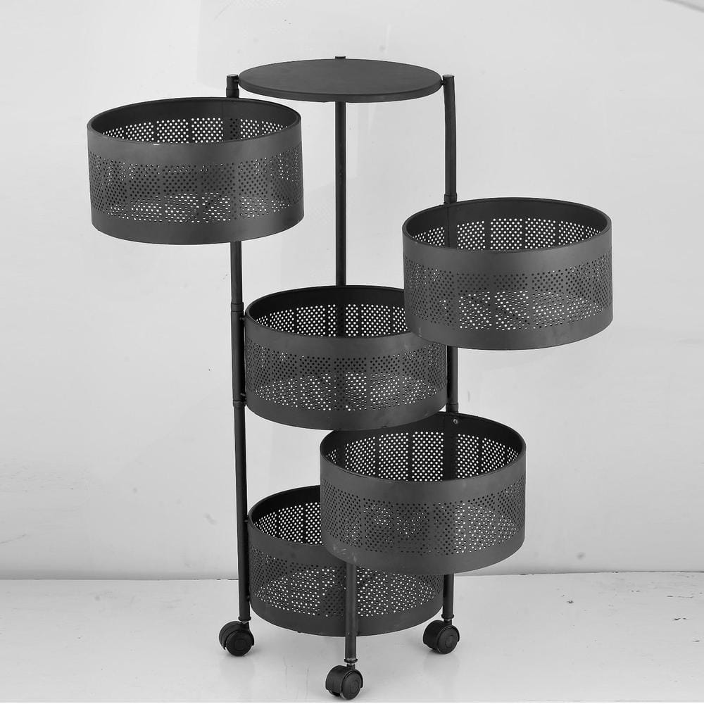 5 Layered Rotatable Fruit Basket (Round)