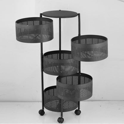 5 Layered Rotatable Fruit Basket (Round)