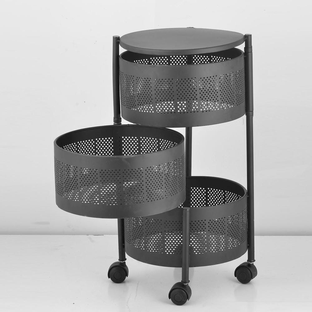 3 Layered Rotatable Fruit Basket (Round)