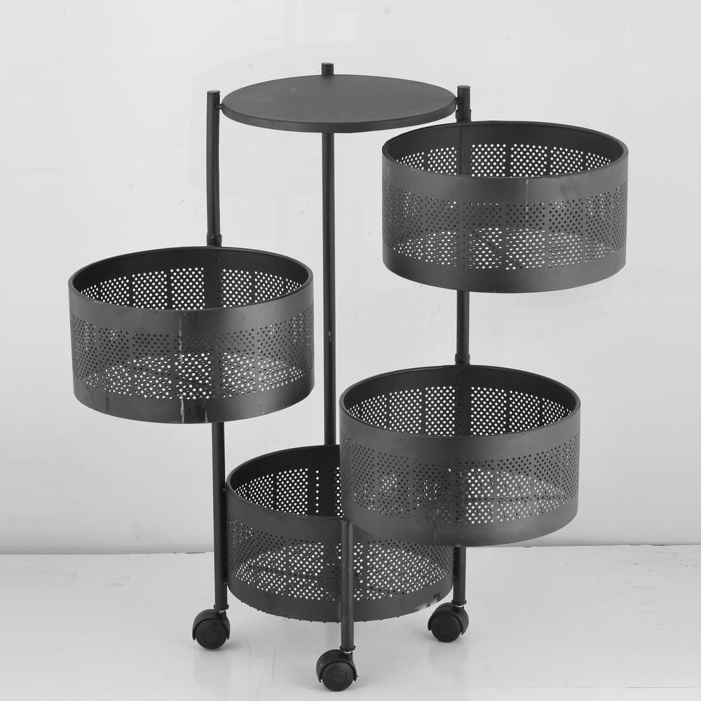 4 Layered Rotatable Fruit Basket (Round)