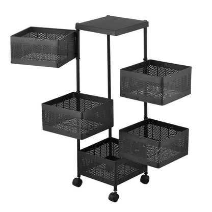 5 Layered Rotatable Fruit Basket (Square)