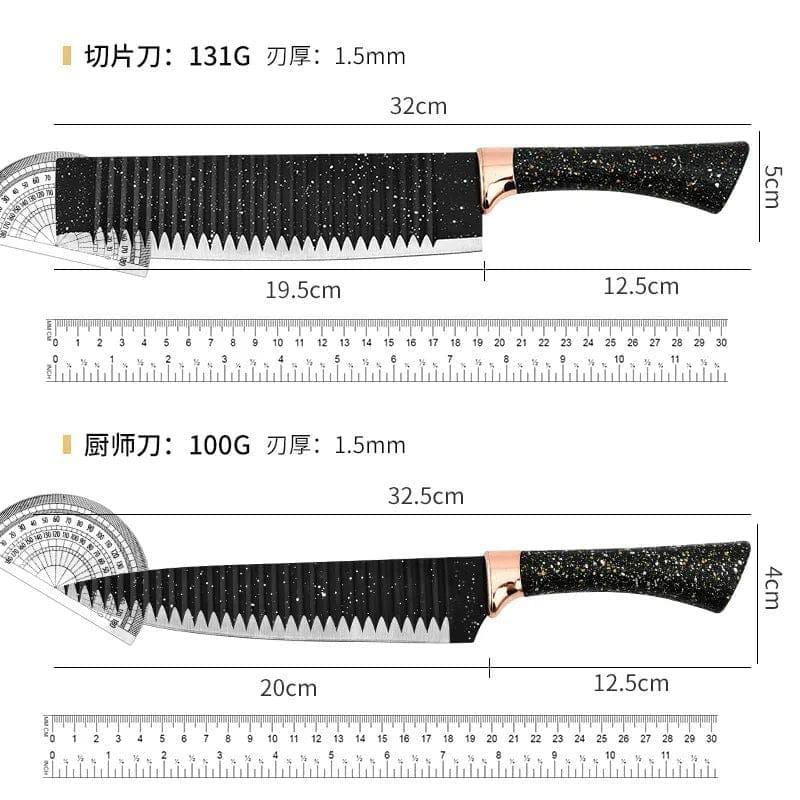 Premium 6-Piece Knife Set | High-Quality Kitchen Knives for Precision Cutting