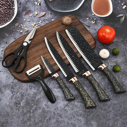 Premium 6-Piece Knife Set | High-Quality Kitchen Knives for Precision Cutting
