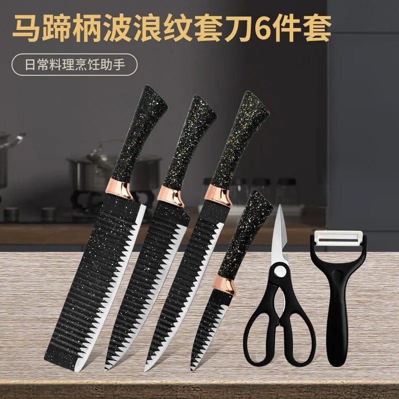 Premium 6-Piece Knife Set | High-Quality Kitchen Knives for Precision Cutting
