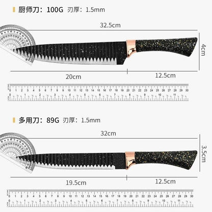 Premium 6-Piece Knife Set | High-Quality Kitchen Knives for Precision Cutting