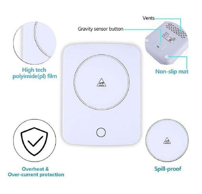 USB Electric Beverage Heater/Coffee Mug Heating Coaster (Without Cup)