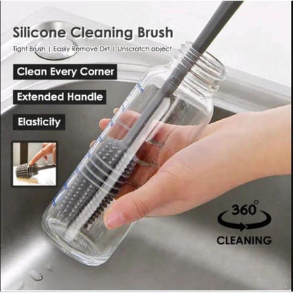 Silicone Bottle Cleaning brush Pack Of  3